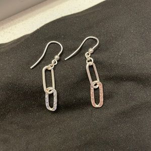 Italian Paper Clip Earrings